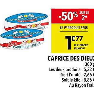 Caprice Des Dieux Le -50% Sur Le 2e