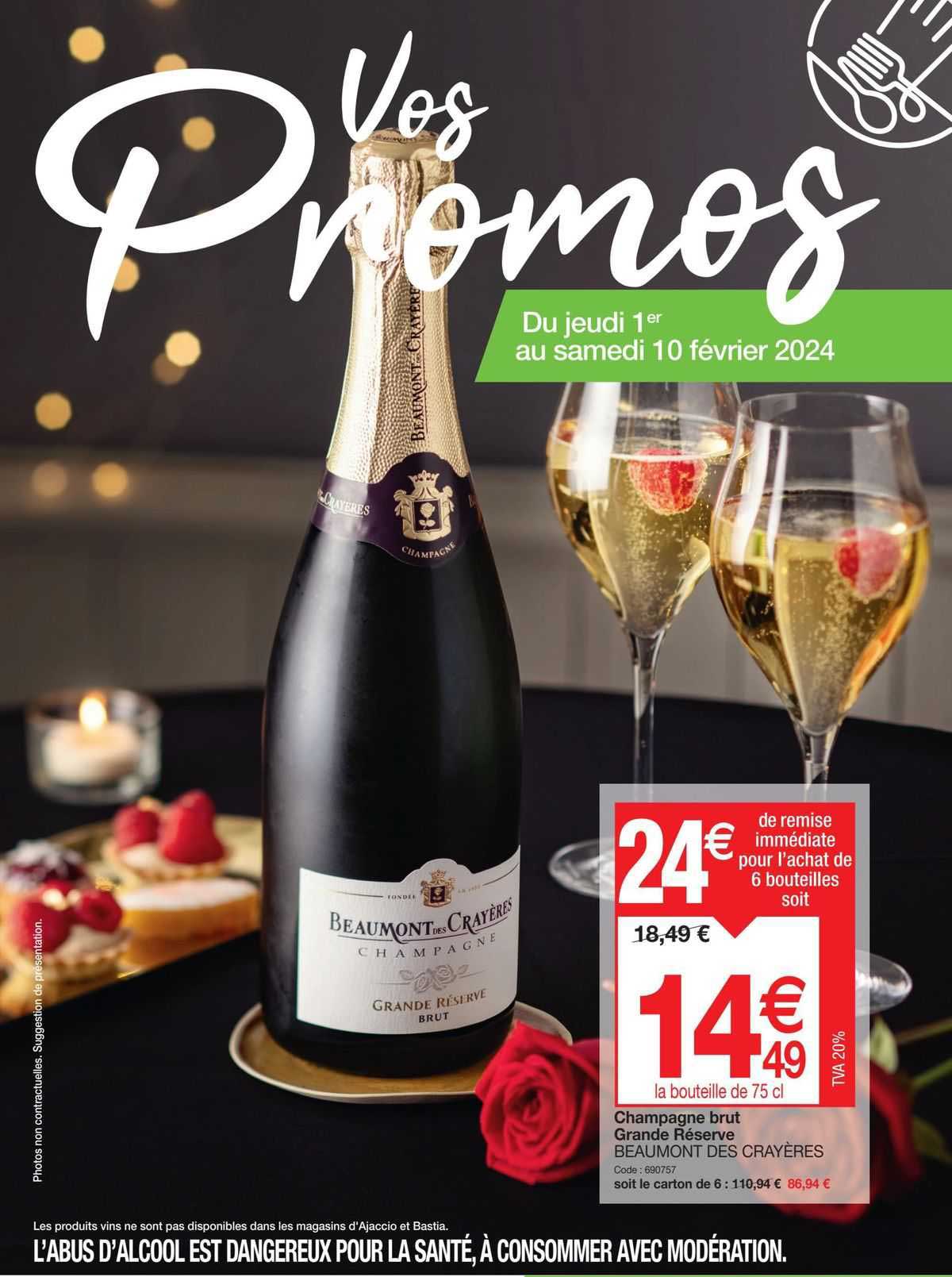 champagne brut grande réserve beaumont des crayères