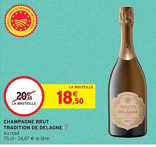 Champagne Brut Tradition De Delagne