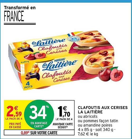 Clafoutis Aux Cerises La Laitière