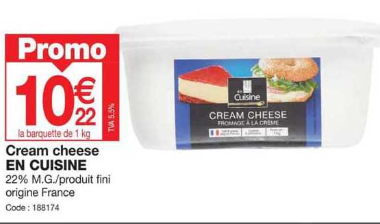 cream cheese en cuisine