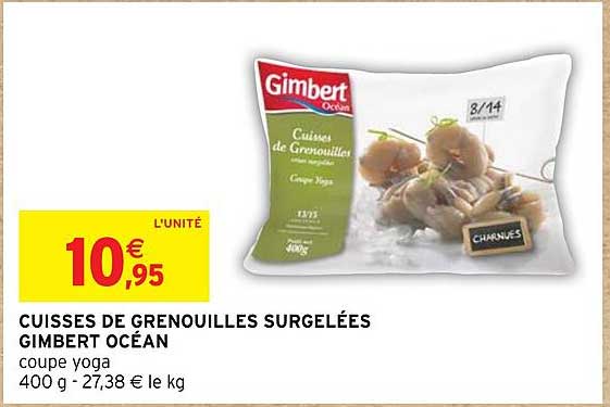 cuisses de grenouilles surgelées gimbert océan