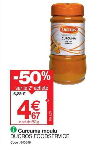 curcuma moulu ducro foodservice