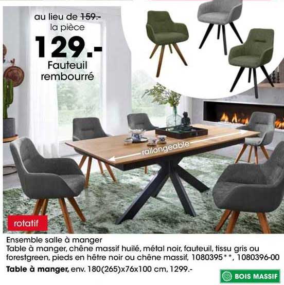 ensemble salle à manger