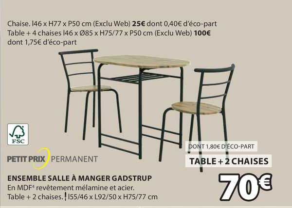 Ensemble Salle à Manger Gadstrup