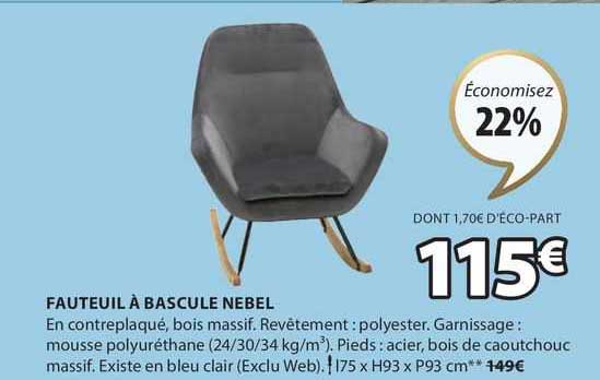 Fauteuil à Bascule Nebel