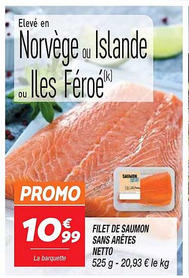 filet de saumon sans arêtes netto