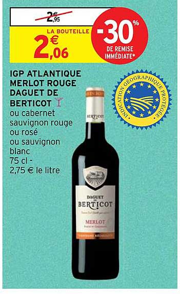 igp atlantique merlot rouge daguet de berticot