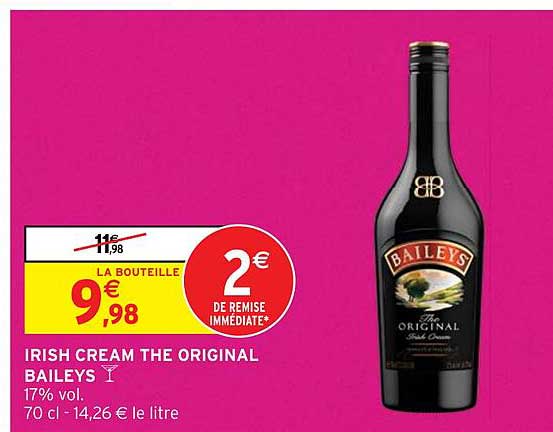 irish cream the original baileys