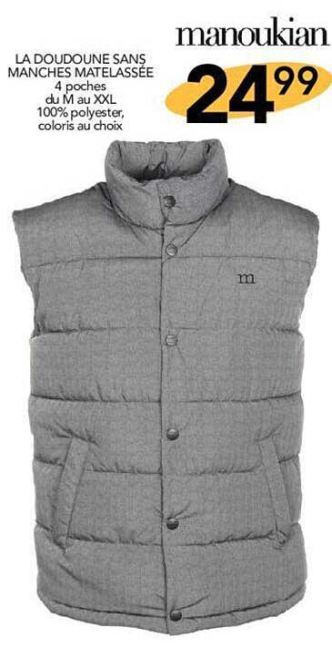 la doudoune sans manches matelassée