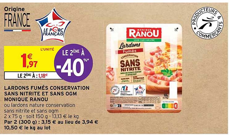 lardons fumés conservation sans nitrite et sans ogm monique ranou