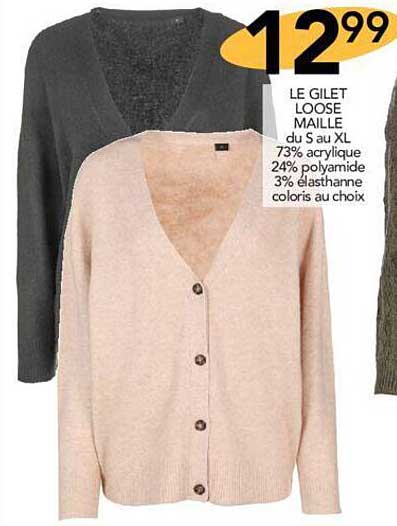 Le Gilet Loose Maille