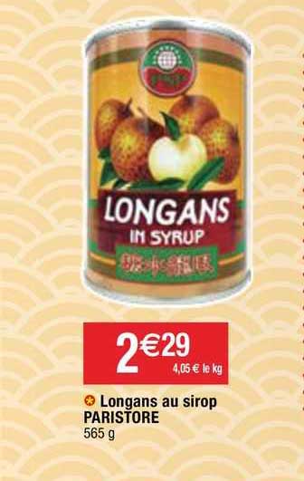 Longans Au Sirop Paristore