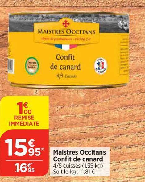 maistres occitans confit de canard