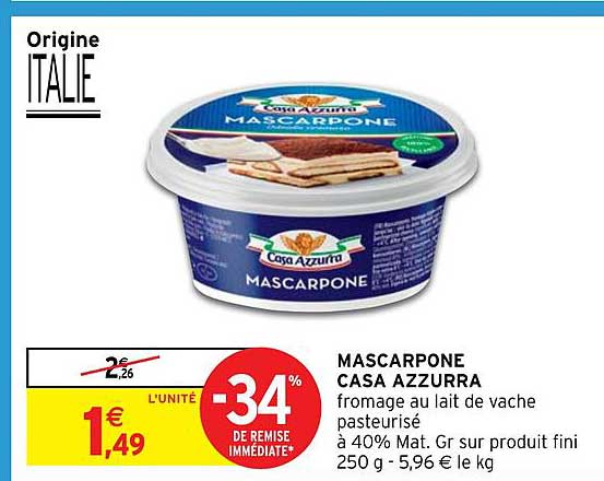 mascarpone casa azzurra