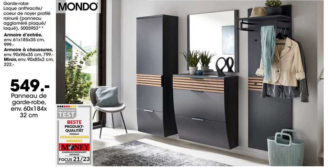 mondo panneau de garde-robe