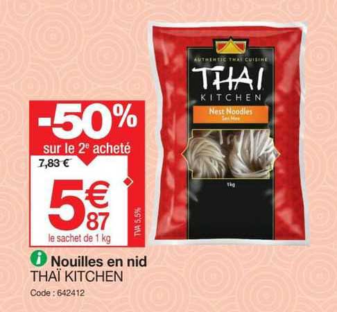 nouilles en nid thaï kitchen