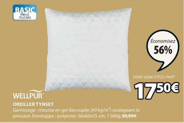 Oreiller Tynset Wellpur