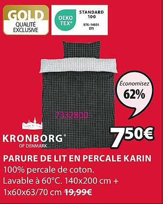 parure de lit en percale karin kronborg