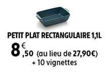 Petit Plat Rectangulaire 1,1 L