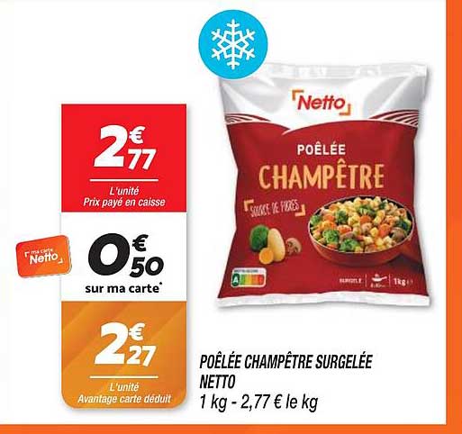 Poêlée Champêtre Surgelée Netto