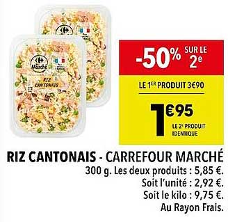 riz cantonais - carrefour marché