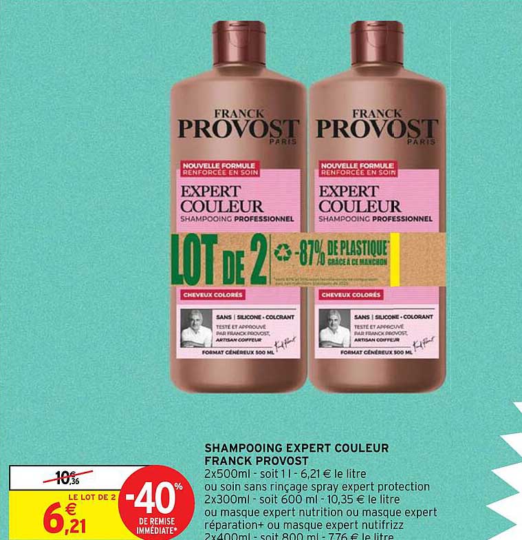 shampooing expert couleur franck provost