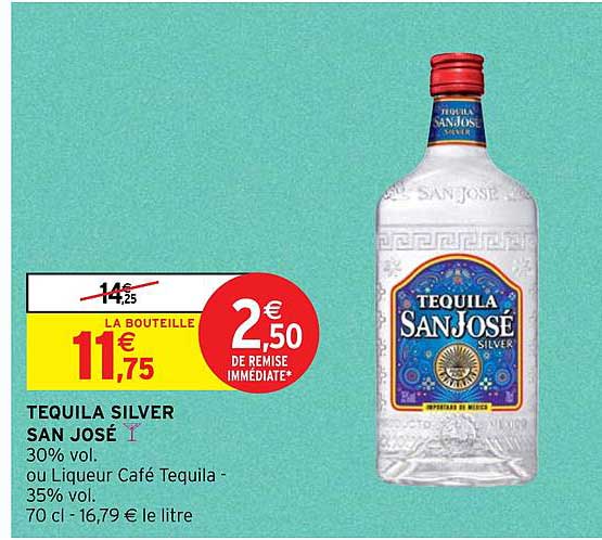 tequila silver san josé