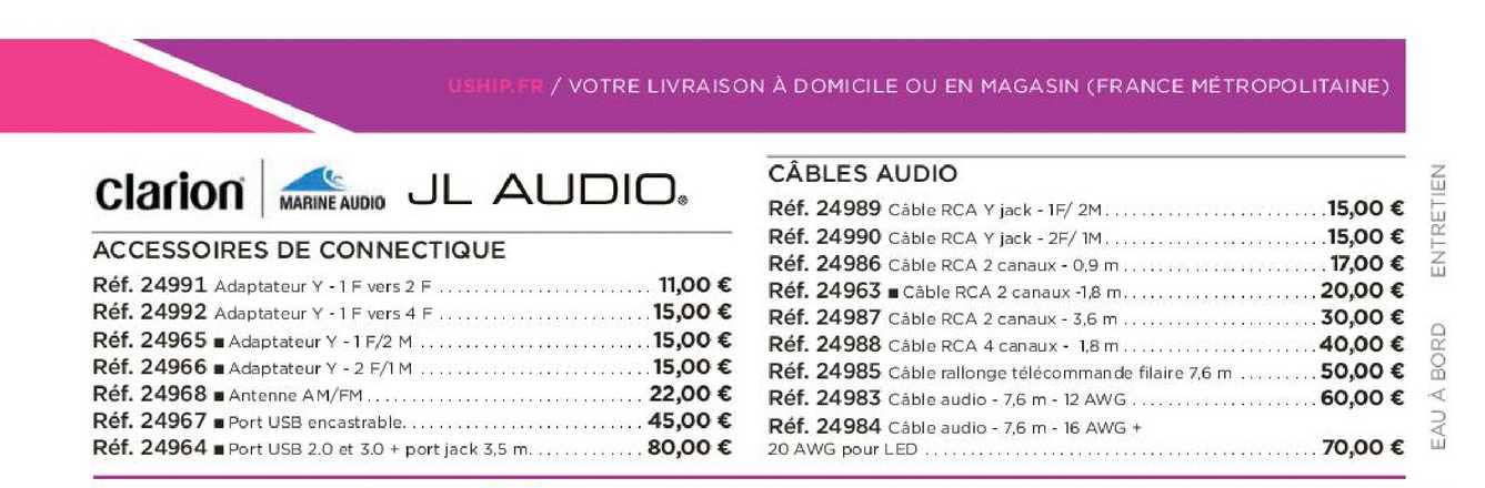accessoires de connectique câble audio