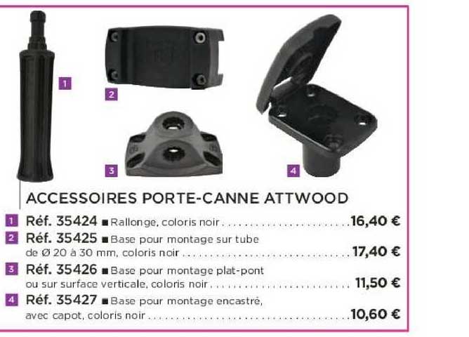 accessoires porte-canne attwood