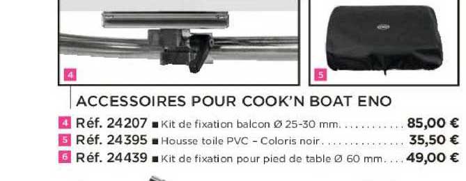 accessoires pour cook'n boat eno
