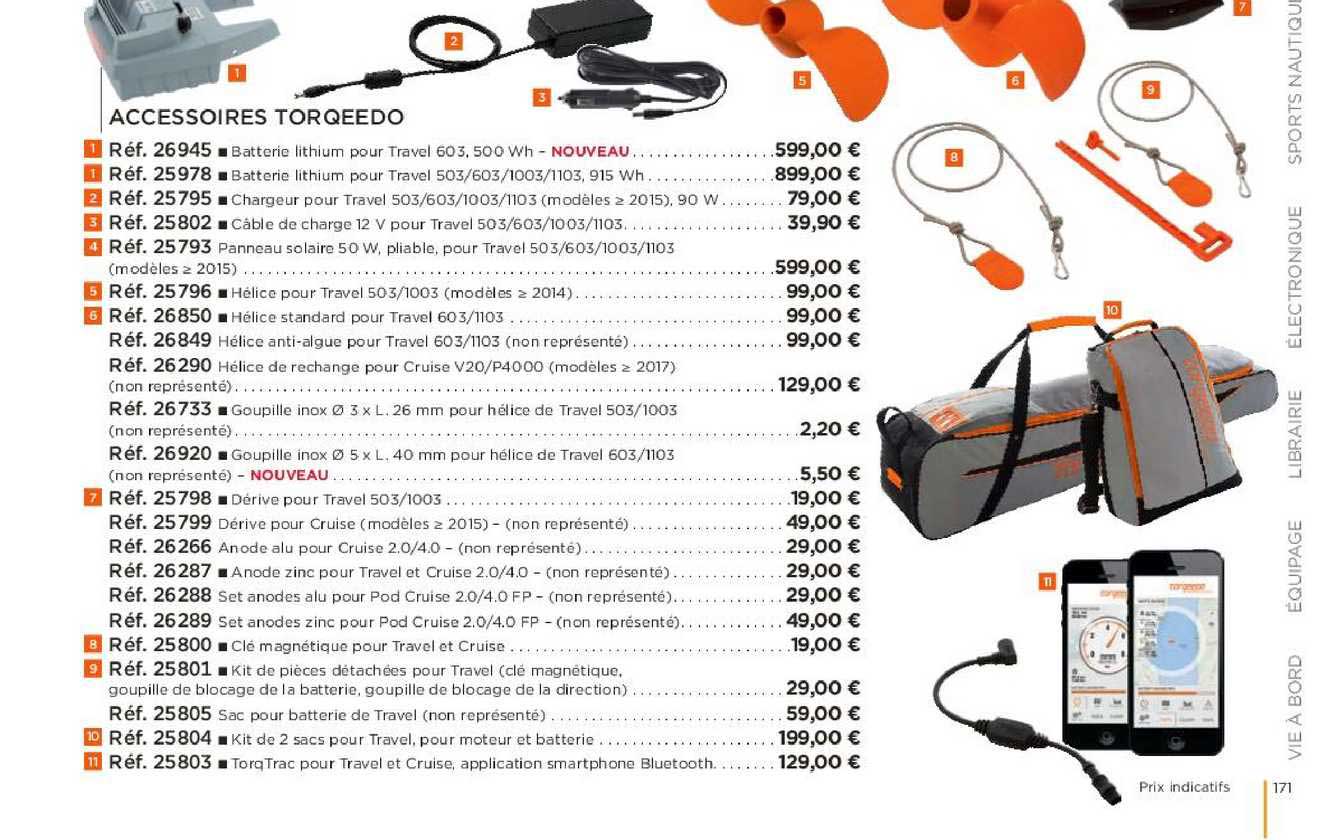 accessoires torqueedo