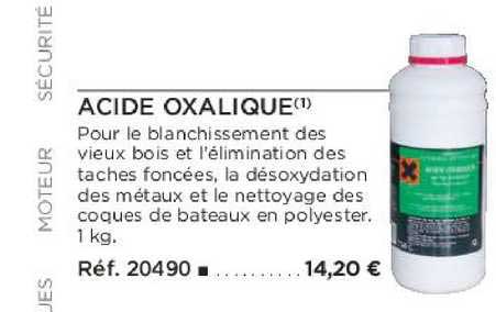 acide oxalique