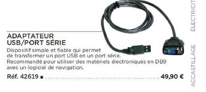 adaptateur usb port série