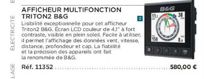 afficheur multifonction triton2 b&g