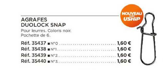 agrafes duolock snap