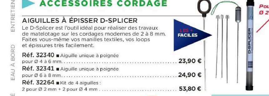 aiguilles à épisser d-splicer