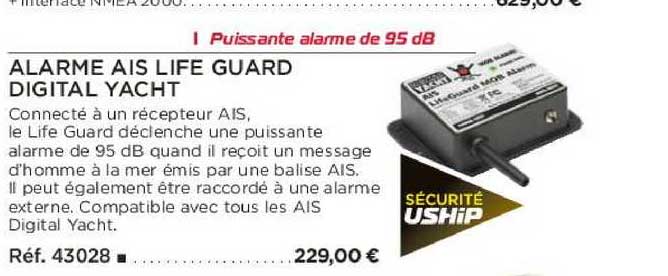 alarme ais life guard digital yacht