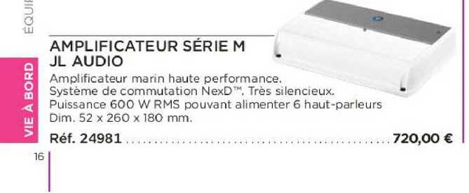 amplificateur série m jl audio