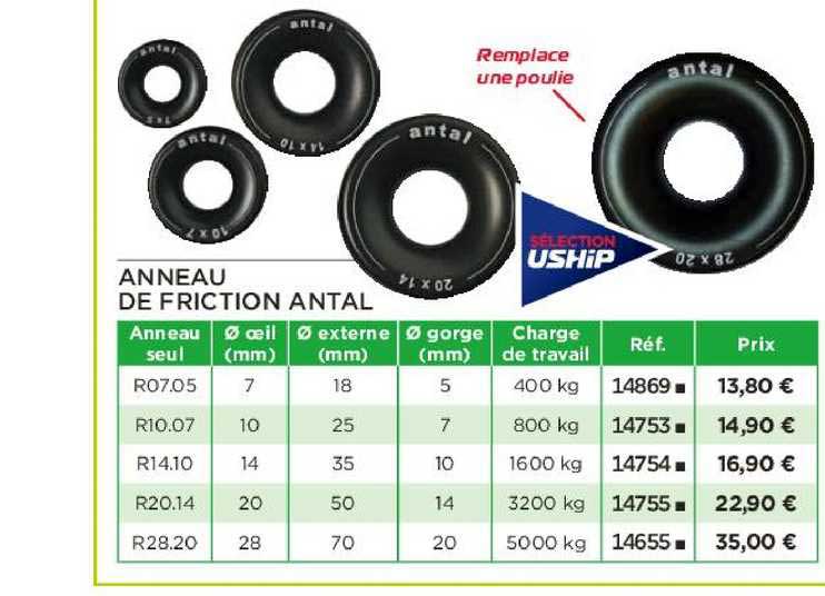 anneau de friction antal