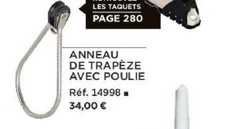 anneau de trapèze avec poulie