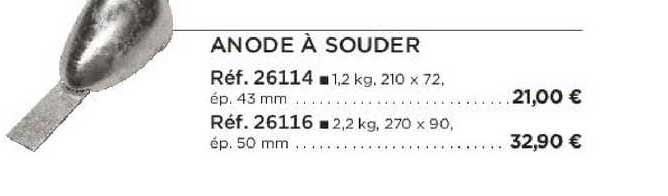 Anode à Souder