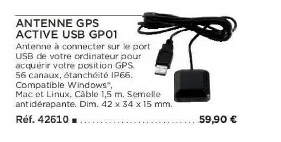 antenne gps active usb gp01