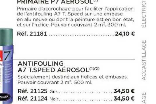 antifouling a7 t.speed aérosol