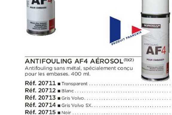 antifouling af4 aérosol