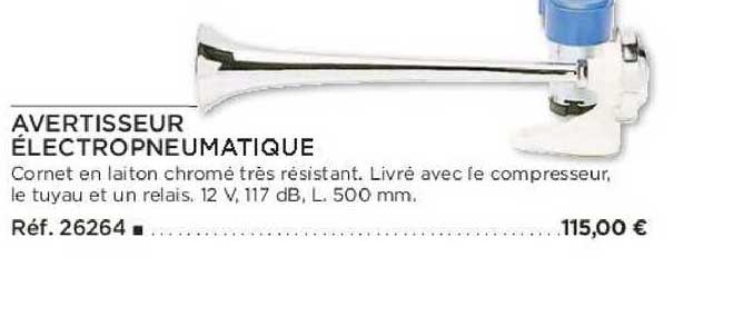 avertisseur électropneumatique
