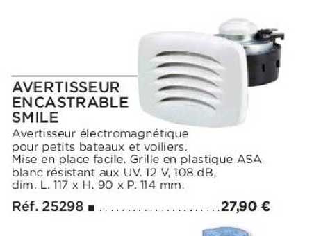 avertisseur encastrable smile
