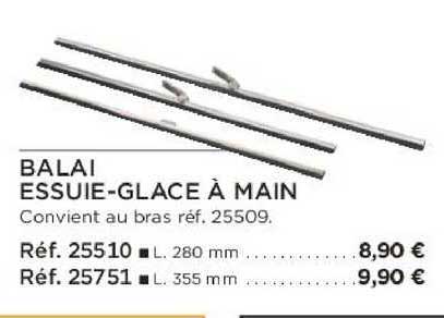 balai essuie-glace à main