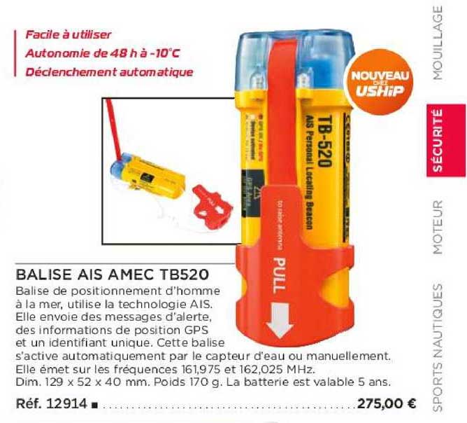 balise ais amec tb520