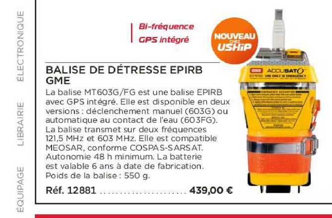 balise de détresse epirb gme